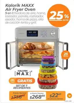 TVentas Kalorik maxx air fryer oven oferta