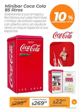 TVentas Coca cola minibar oferta