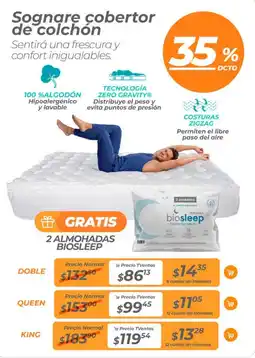 TVentas Sognare cobertor de colchón oferta