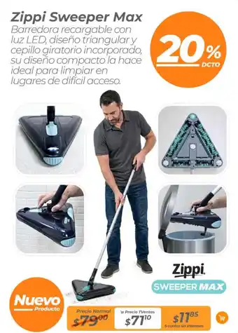 TVentas Zippi sweeper max oferta