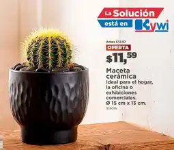 Kywi Maceta cerámica oferta
