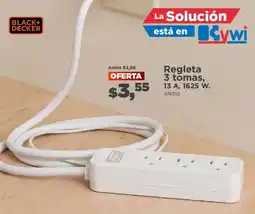 Kywi BLACK+ DECKER Regleta oferta