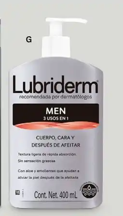 Leonisa Lubriderm men crema corporal oferta