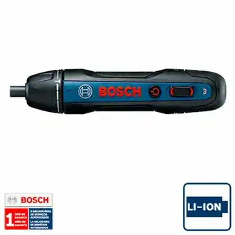 Tia Atornillador inalámbrico Bosch go 3,6V Bivolt con 2 Bits + 1 cable USB oferta