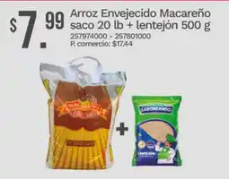 Tia Macareño arroz envejecido saco oferta