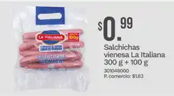 Tia La italiana salchichas vienesa oferta