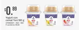 Tia Toni yogurt con cereal oferta