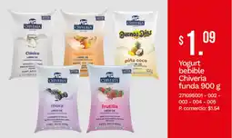 Tia Chiveria yogurt bebible funda oferta