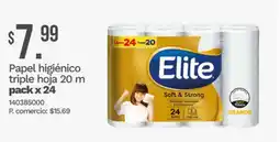 Tia Elite papel higiénico triple hoja oferta