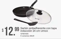 Tia Umco sartén antiadherente con tapa inducción oferta