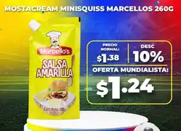 Coral Hipermercados Marcellos mostacream minisquiss oferta
