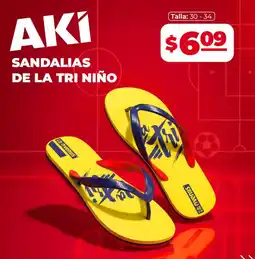 Akí Sandalias de la tri niño oferta