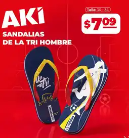 Akí Sandalias de la tri hombre oferta