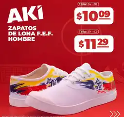 Akí Zapatos de lona f.e.f. hombre oferta