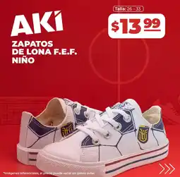 Akí Zapatos de lona f.e.f. niño oferta