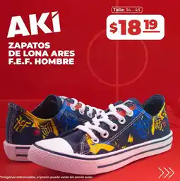 Akí Zapatos de lona ares f.e.f. hombre oferta