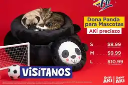Akí Dona panda para mascotas oferta