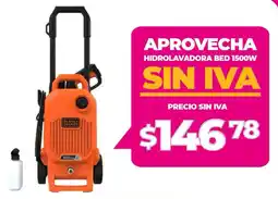 Coral Hipermercados Black + decker hidrolavadora bed oferta