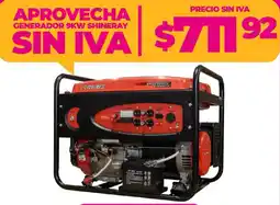 Coral Hipermercados Shineray generador oferta