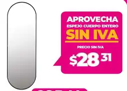 Coral Hipermercados Espejo cuerpo entero oferta