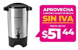 Coral Hipermercados Hamilton beach cafetera oferta