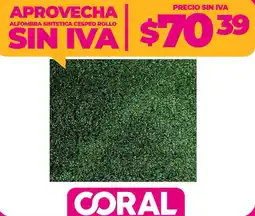 Coral Hipermercados Alfombra sintetica cesped rollo oferta