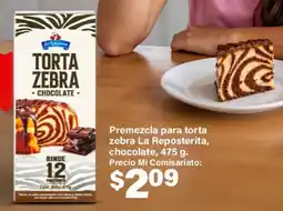 Mi Comisariato La reposterita premezcla para torta zebra chocolate oferta