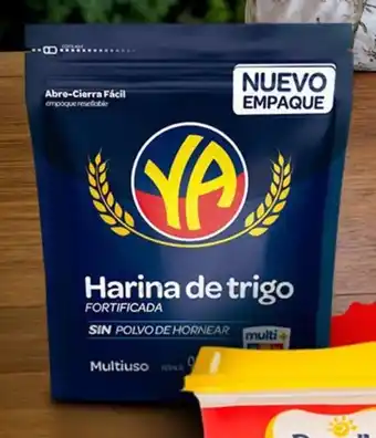 Ya harina de trigo sin polvo de hornear
