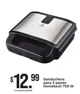 Tia Hometech sanduchera para 2 panes oferta