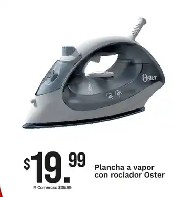 Oster plancha a vapor con rociador