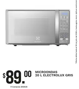 Tia Electrolux microondas oferta