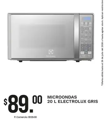 Electrolux microondas