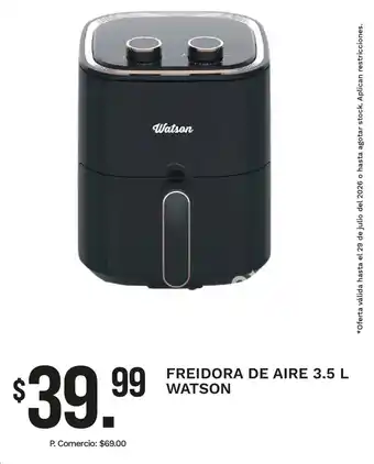 Watson freidora de aire