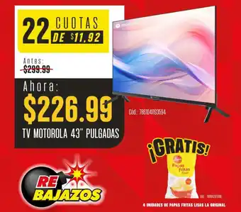 Motorola tv 43"