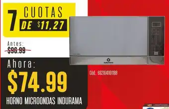 Indurama horno microondas