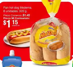 Mi Comisariato Moderna pan hot dog oferta
