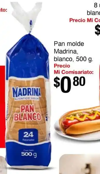 Mi Comisariato Madrina Pan molde blanco oferta
