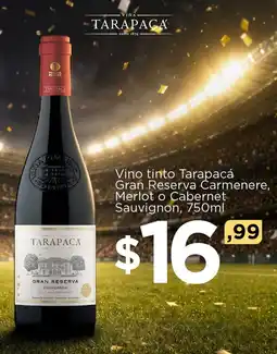 Mi Comisariato Tarapacá vino tinto gran reserva carmenere, merlot o cabernet sauvignon oferta