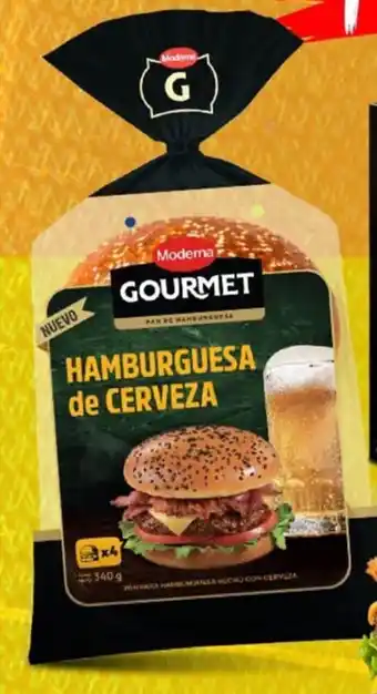 Gourmet pan hamburguesa cerveza