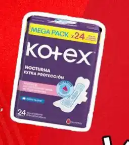 Mi Comisariato Kotex toallas sanitarias nocturnas, con alas oferta