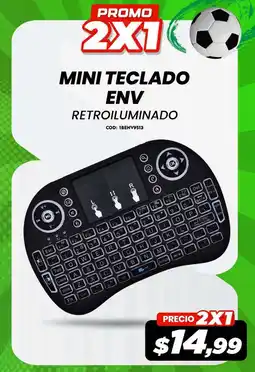 Novicompu Env mini teclado retroiluminado oferta