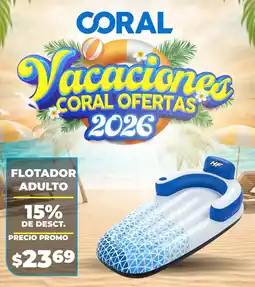 Coral Hipermercados Flotador adulto oferta