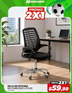Novicompu Silla de oficina sin cabecero utc201 oferta