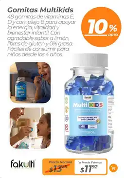 TVentas Multikids gomitas oferta