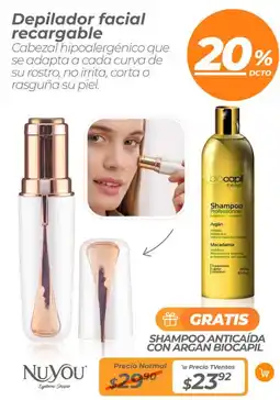 TVentas Depilador facial recargable oferta
