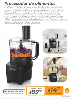 TVentas Black+decker procesador de alimentos oferta