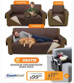 TVentas Couchcoat bandeja organizador para sofa oferta