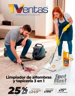 TVentas Spot blast limpiador de alfombras y tapicería 3 en 1 oferta