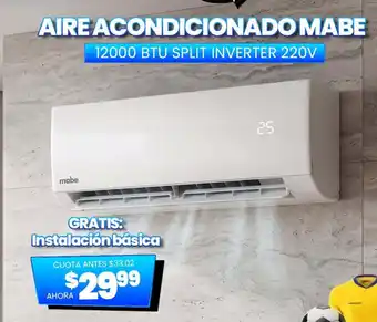 Mabe aire acondicionado