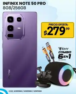 Novicompu INFINIX NOTE 50 PRO 8GB/256GB oferta